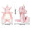 Thumbnail: Pink Unicorn Belly Print with Pink Wings for Birth Keepsake
