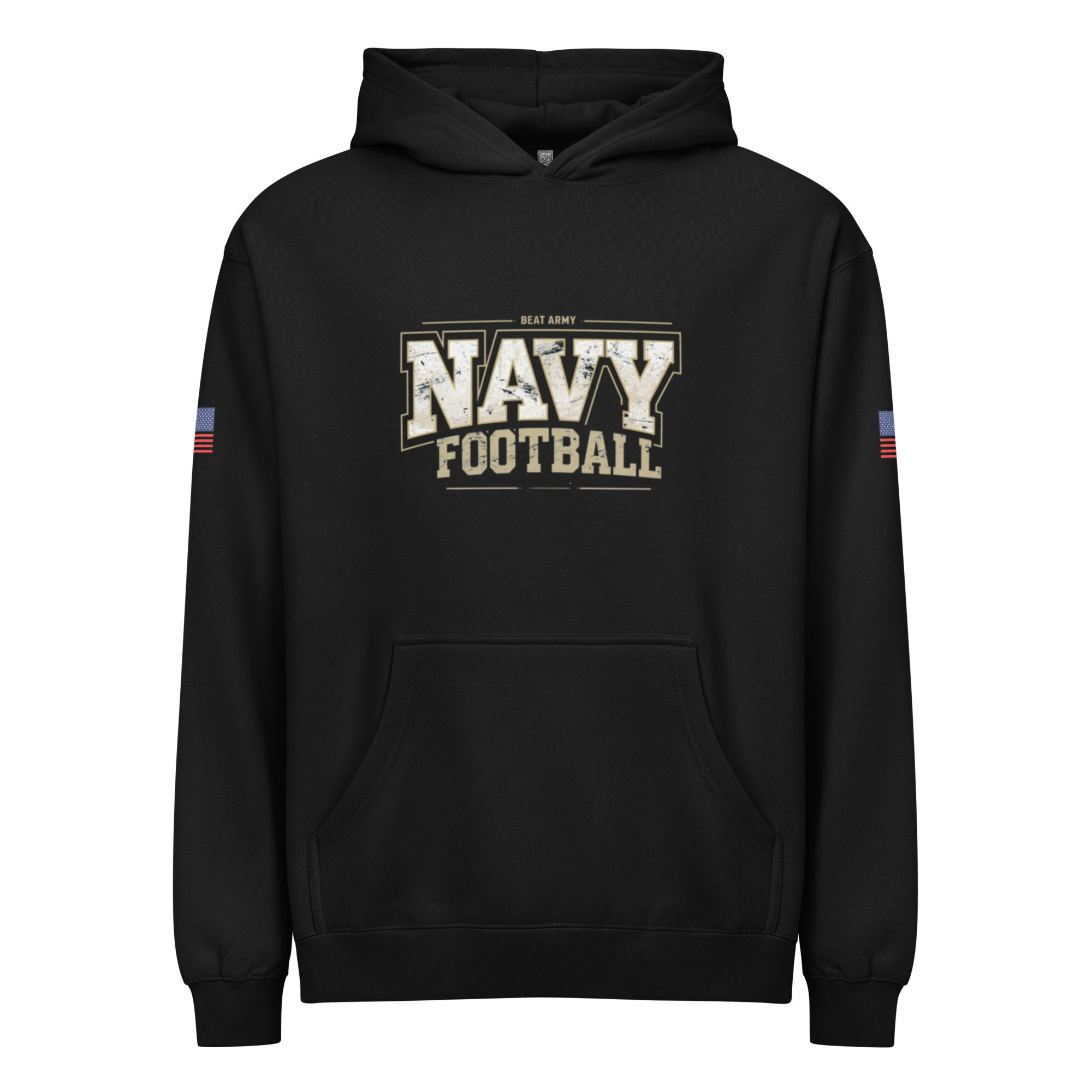 Navy Football Hoodie