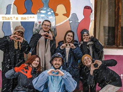 Both student and a volunteer at the same time?