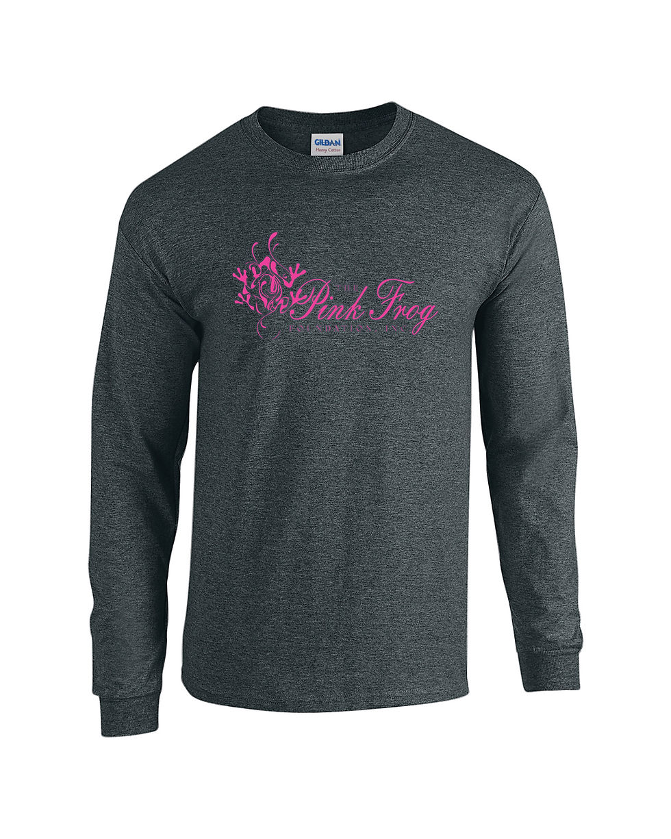 Thumbnail: Pink Frog Logo Long-Sleeve Tee