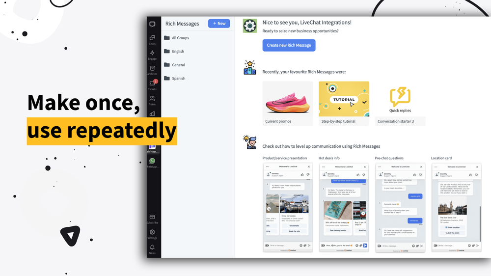 Rich Messages: step-by-step onboarding guide