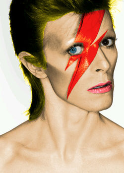 David Bowie Andy Warhol style