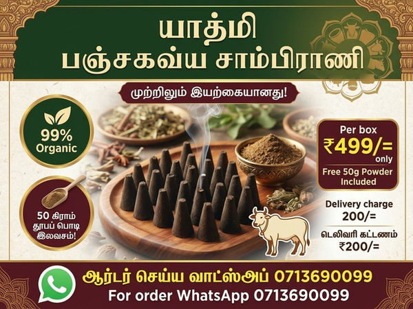 Yaathmi Panchagavya Sambrani Dhoop Cones