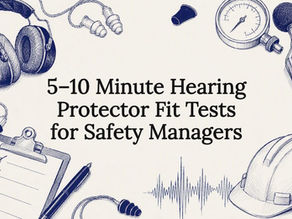 Decorative hearing protection fit testing title card
