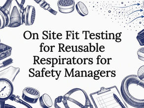 Reusable respirator fit testing title card