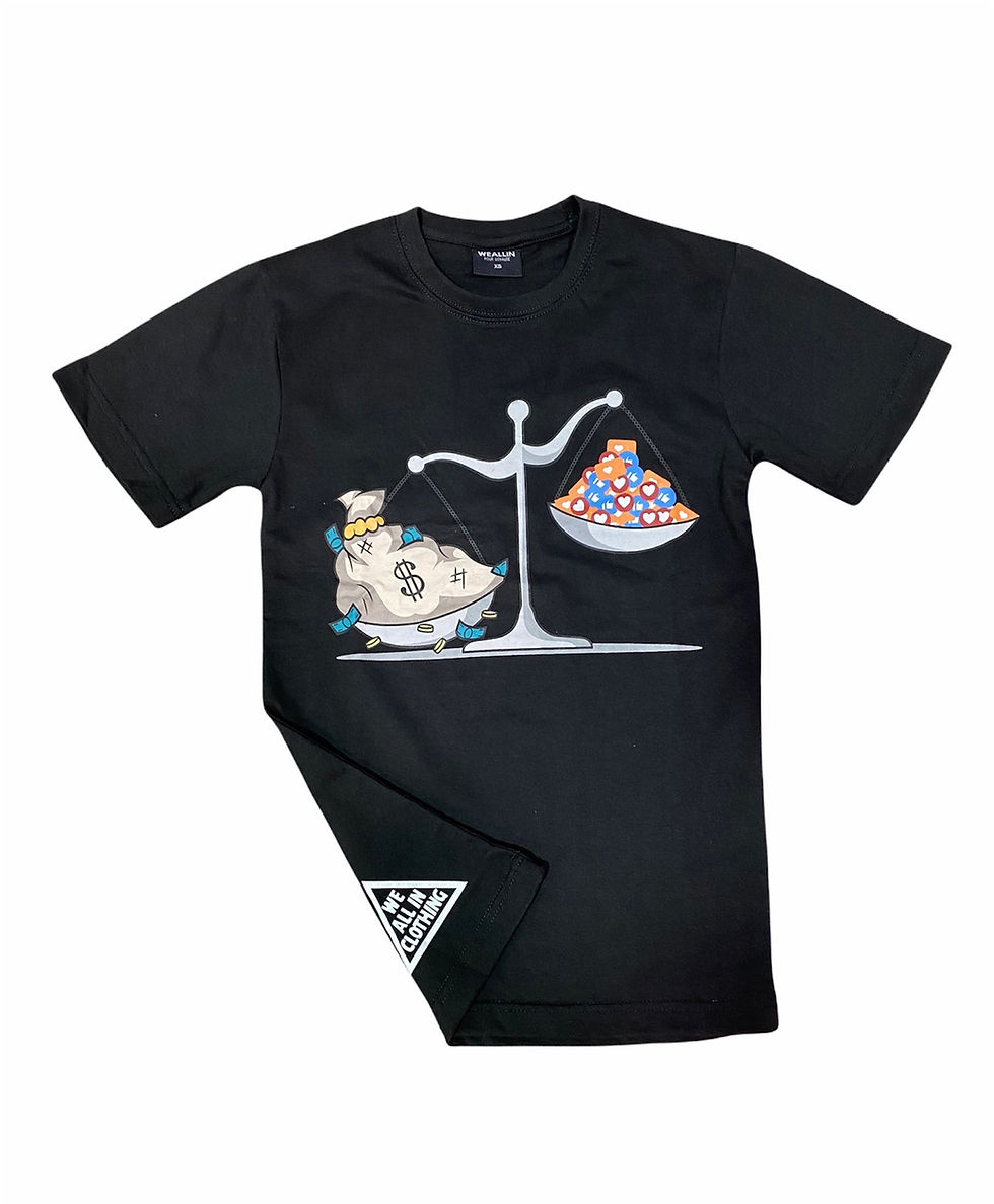 Thumbnail: Money Over Likes Graphic Tee