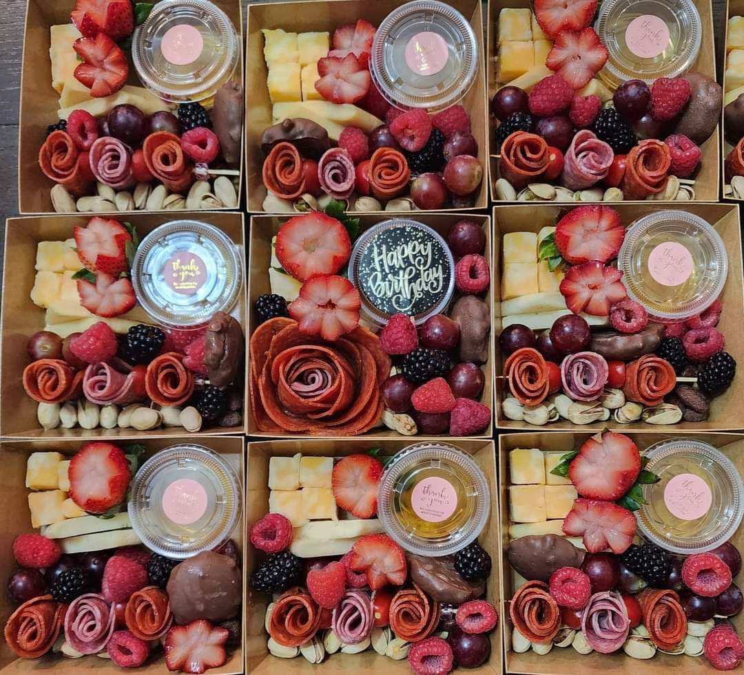 Arranged Food and Objects