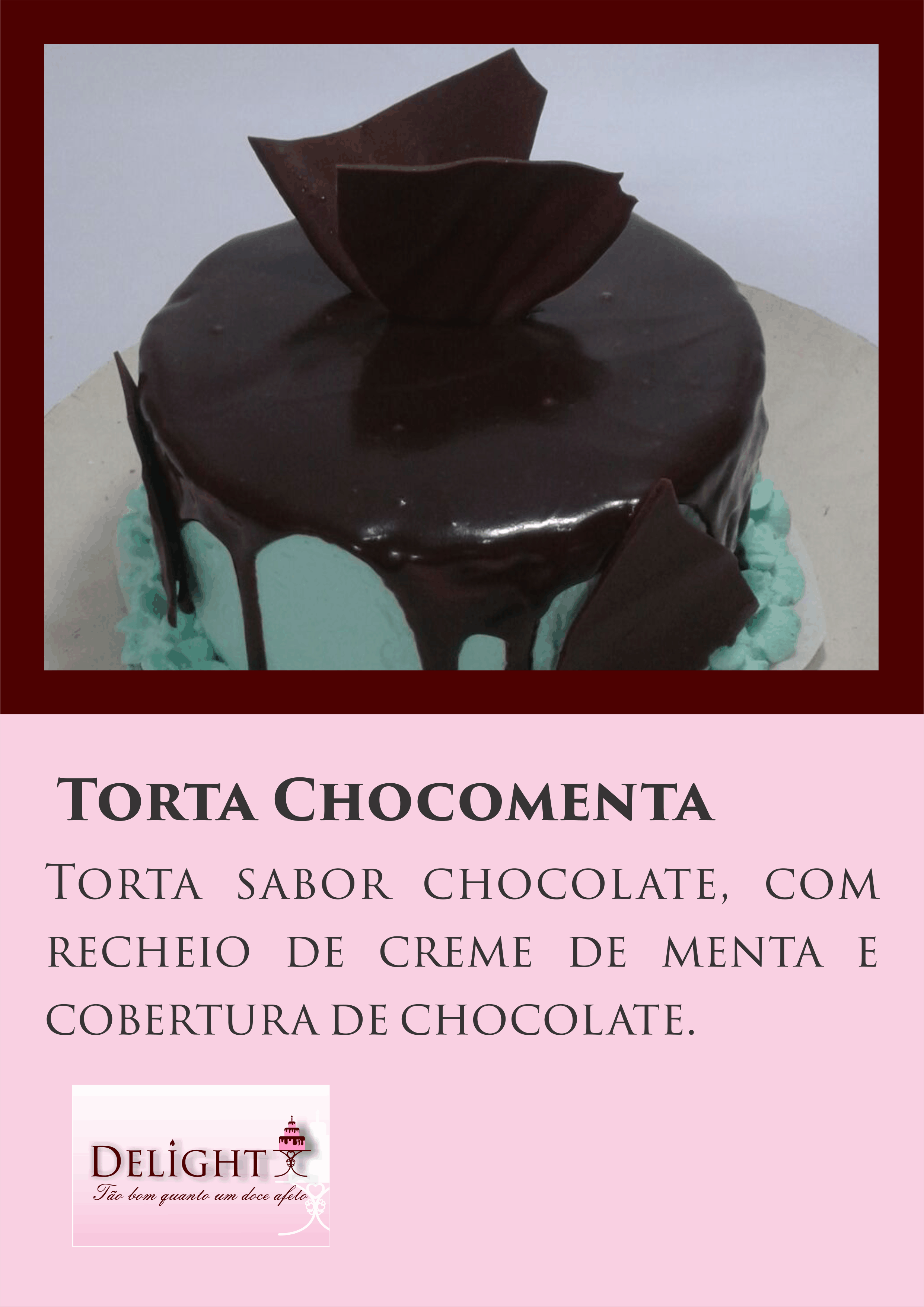 Torta Chocomenta menu