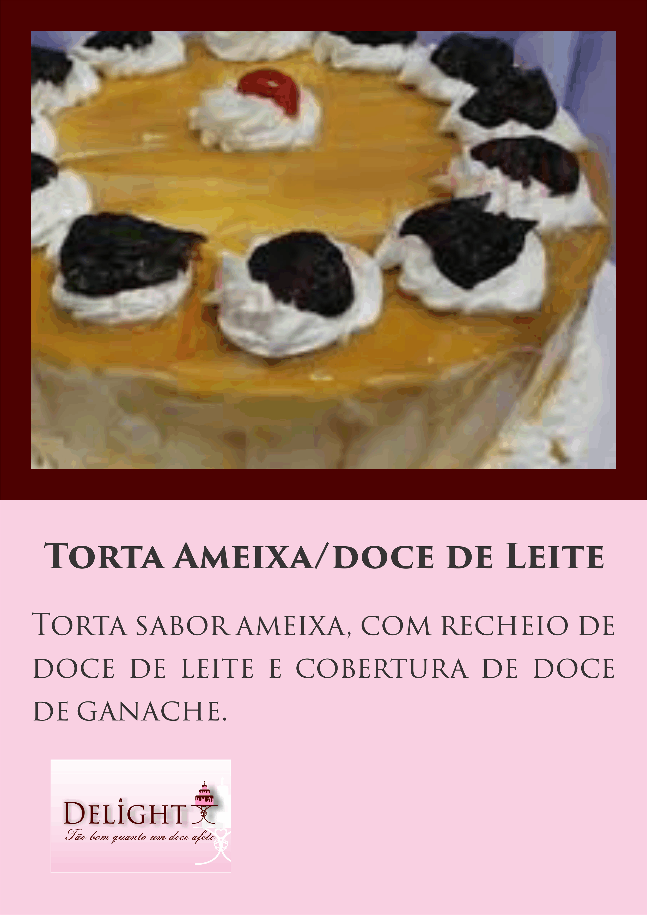 Torta Doce de leite com amixa menu