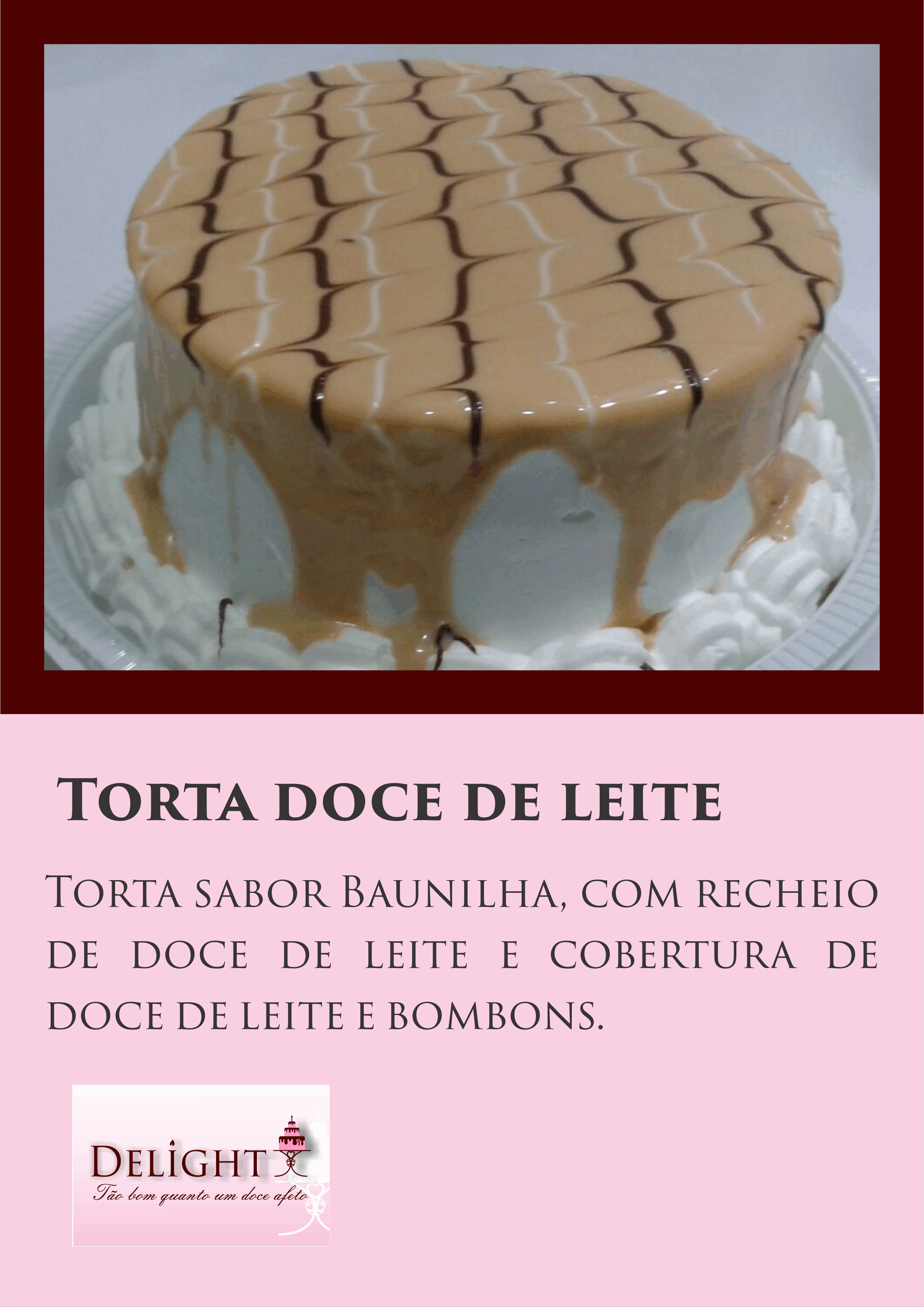 Torta Doce de leite menu