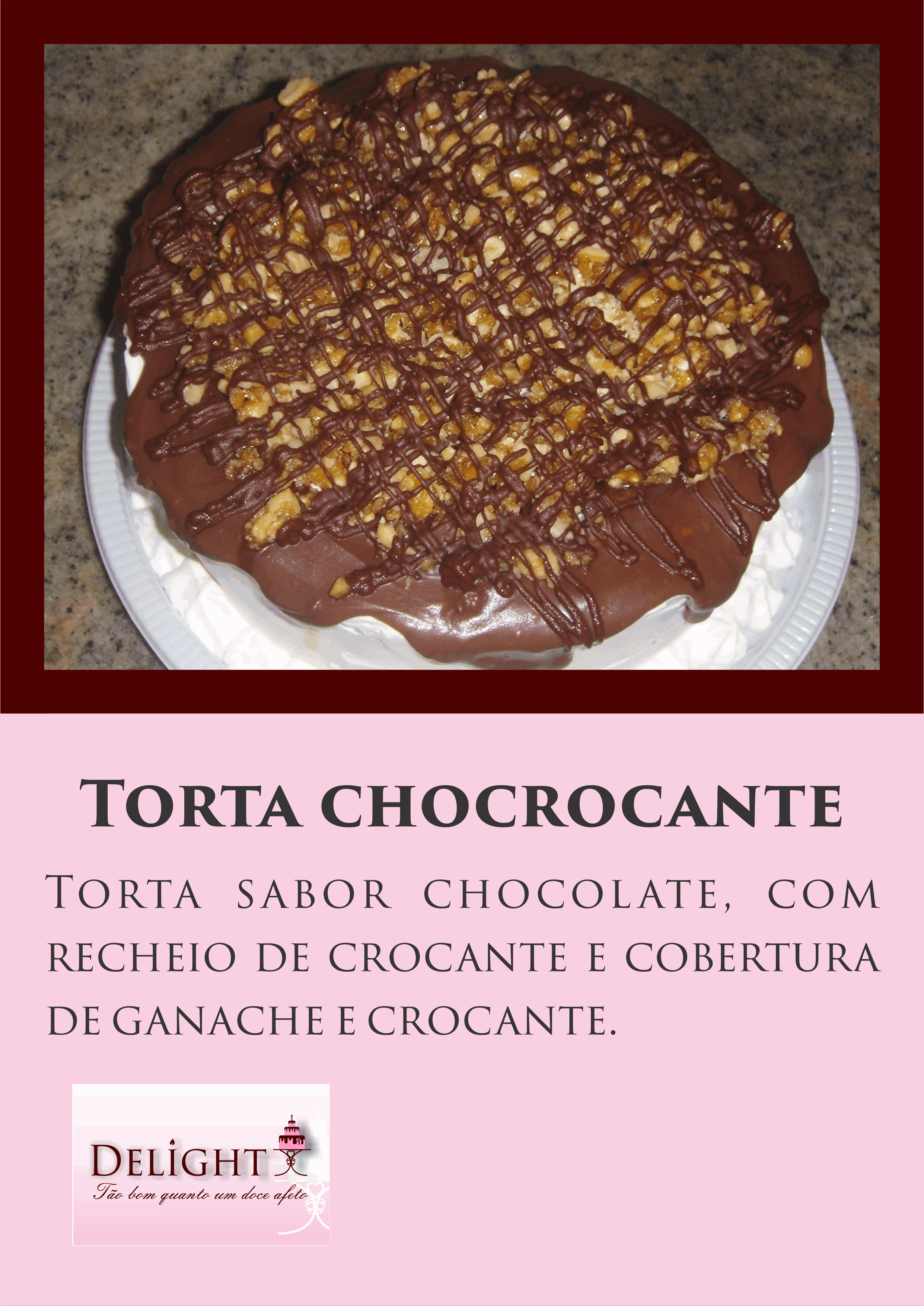 Torta Chocrocante menu