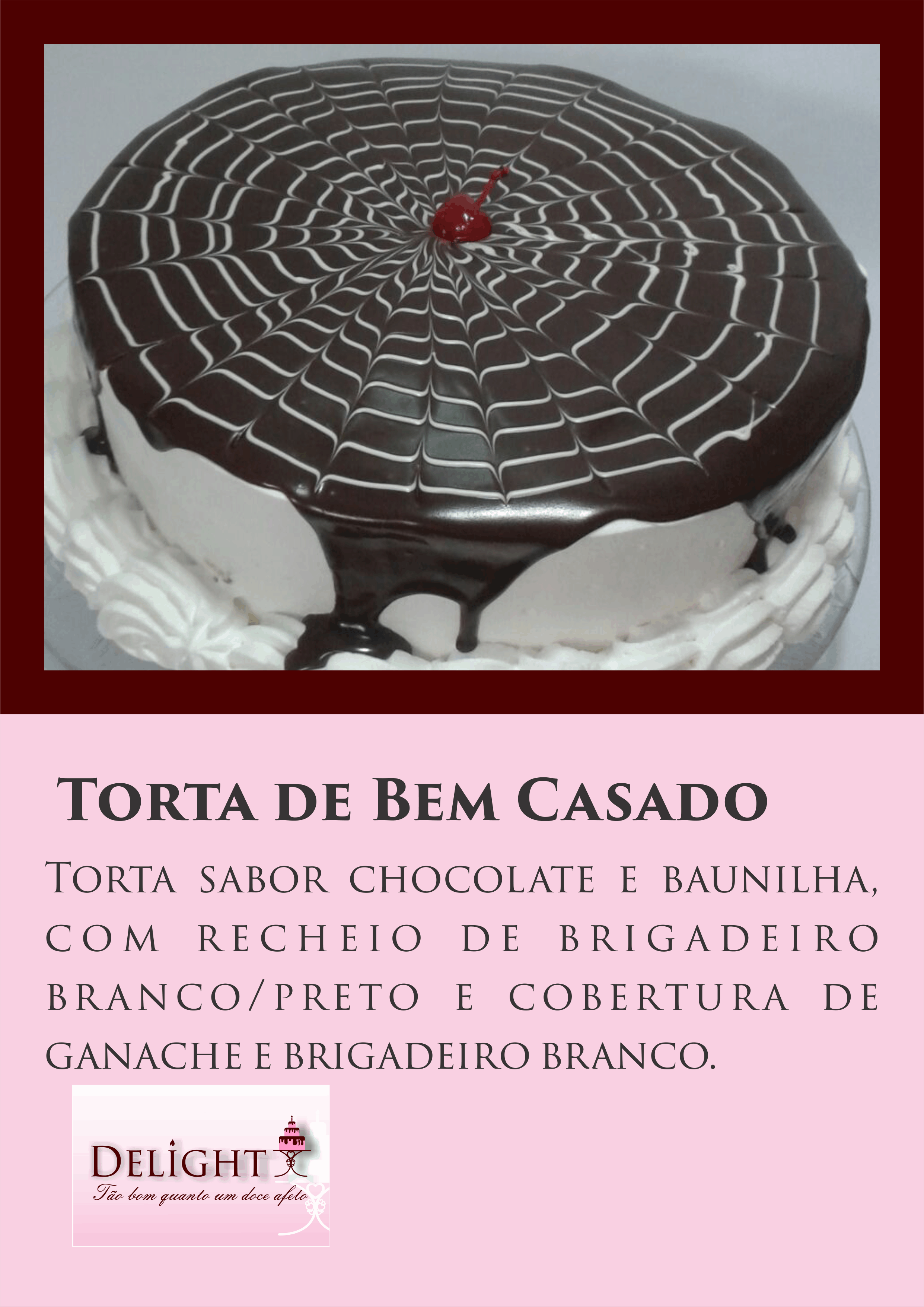 Torta de Bem Casado menu