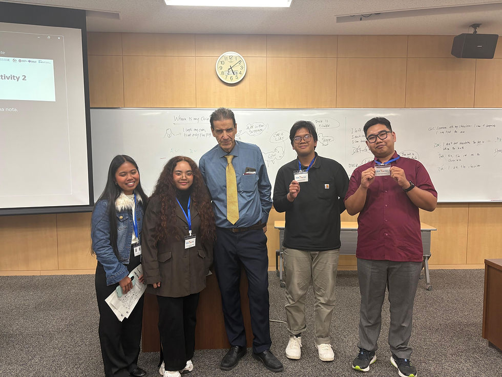 Picture of SEA-Teacher Students with Mr. Roberto
