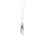 Thumbnail: Sea glass Fine silver necklace on white background