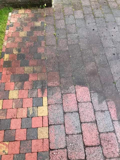 Voor en na Hogedrukreiniging
