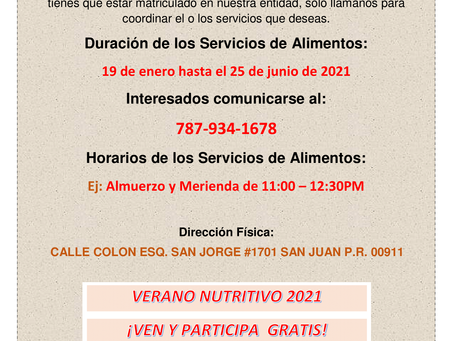 Anuncio de Servicio de Alimentos - gratuito