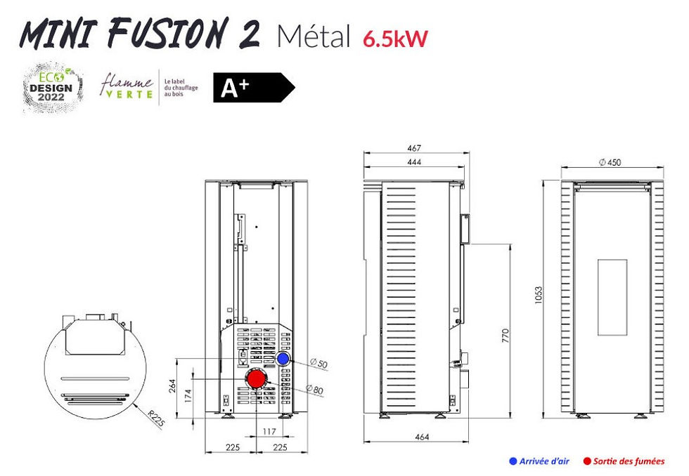 Miniature : MINI FUSION 2 MÉTAL 6.5KW ÉTANCHE