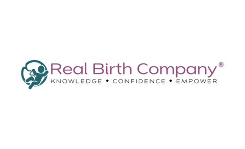 he Real Birth company logo