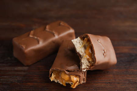 No Bake Homemade Healthy Snicker Chocolate Bar
