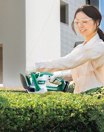 生垣のお手入れに マキタ 生垣バリカンシリーズ