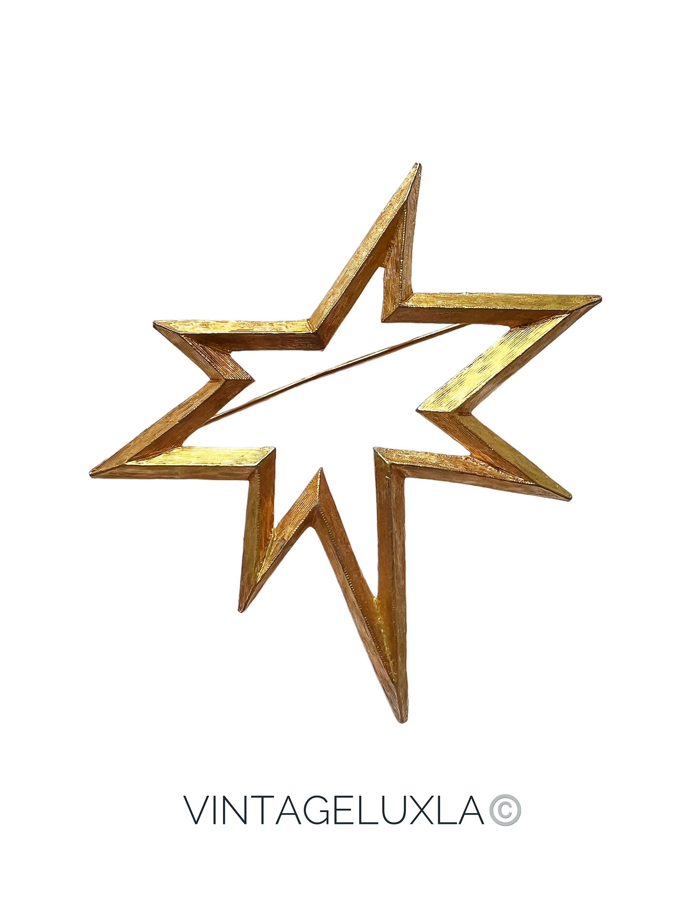 Винтажная брошь «Звезда» от ACCESSOCRAFT N.Y.C