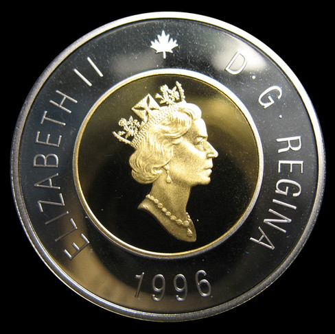 1996 Canada Two-dollar, Polar Bear, Proof