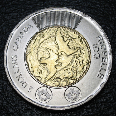 2023 Canada Two-dollar, Jean Paul Riopelle, Non-coloured, Circulation
