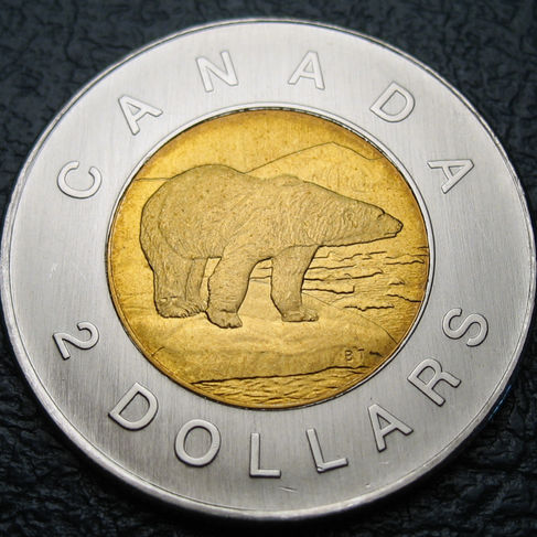 2007 Canada Two-dollar, Polar Bear, Circulation