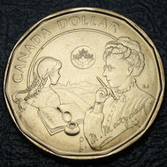 2024 Canada One Dollar, L. M. Montgomery, Non-coloured, Circulation