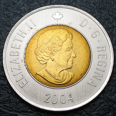 2004 Canada Two-dollar, Polar Bear, Circulation