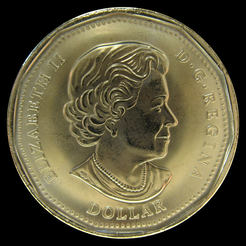 2021 Canada One Dollar, Klondike Gold Rush, Coloured, Circulation