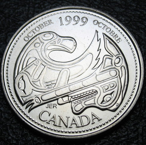 1999 Canada 25-cent, October, Millennium Quarter, Circulation