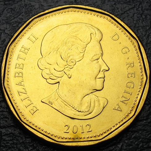 2012 Canada One Dollar, Loon, New Generation, Circulation
