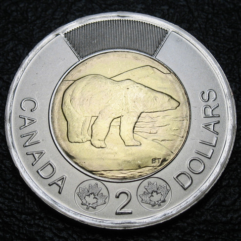 2023 Canada Two-dollar, King Charles III, Polar Bear, Circulation