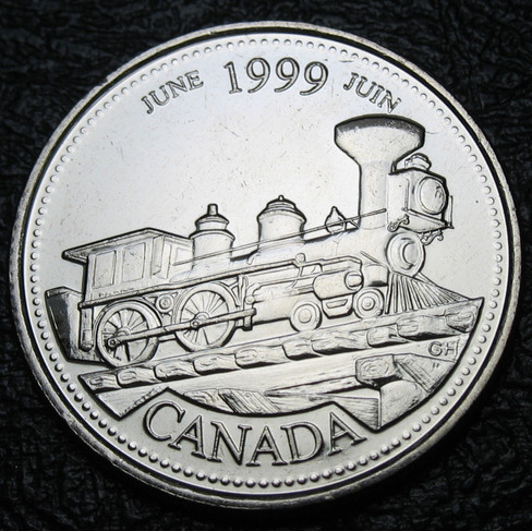 1999 Canada 25-cent, June, Millennium Quarter, Circulation