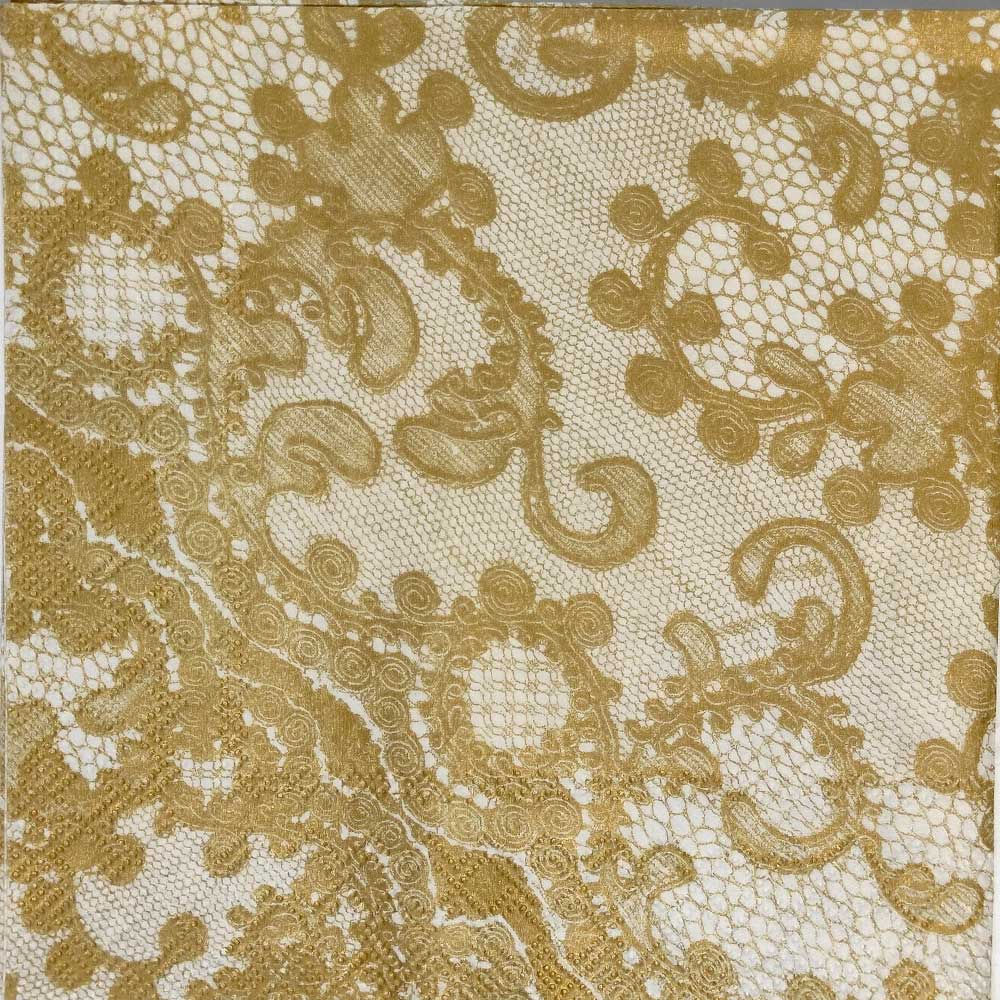 Servi- encaje dorado