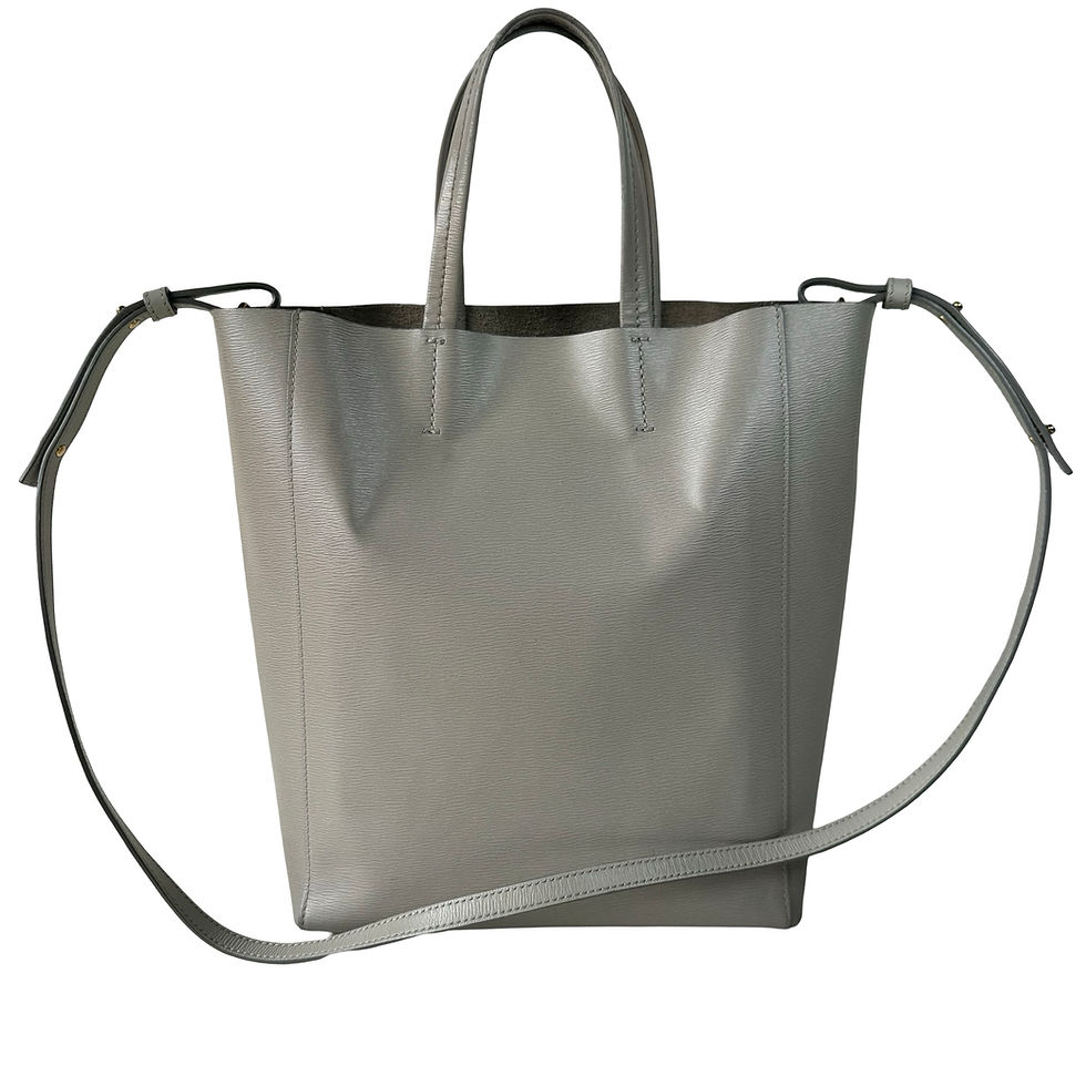 Miniatyrbilde: CELINE LEATHER TOTE GREY