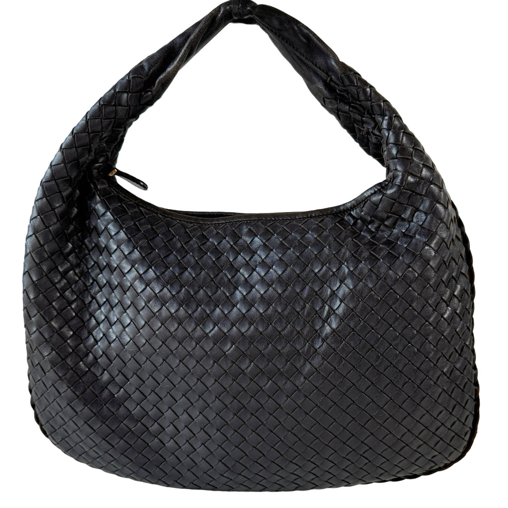 BOTTEGA VENETA INTRECCIATO HOBO MEDIUM BROWN