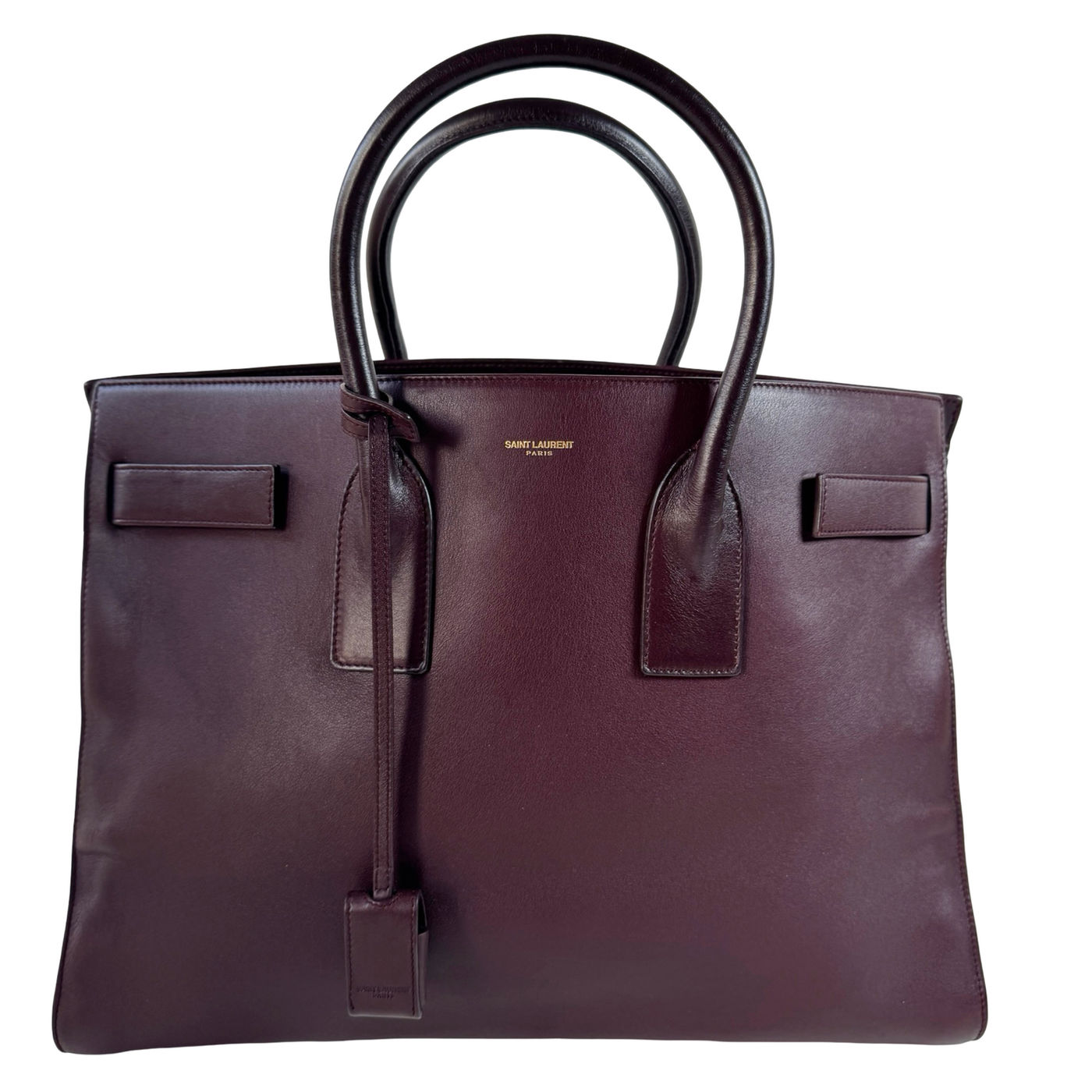 SAINT LAURENT SAC DE JOUR LARGE BURGUNDY