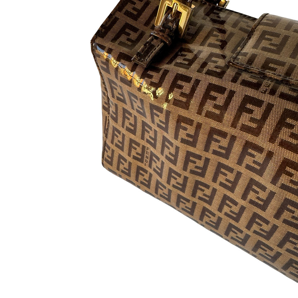 Miniatyrbilde: FENDI ZUCCA VINYL SHOULDER BAG
