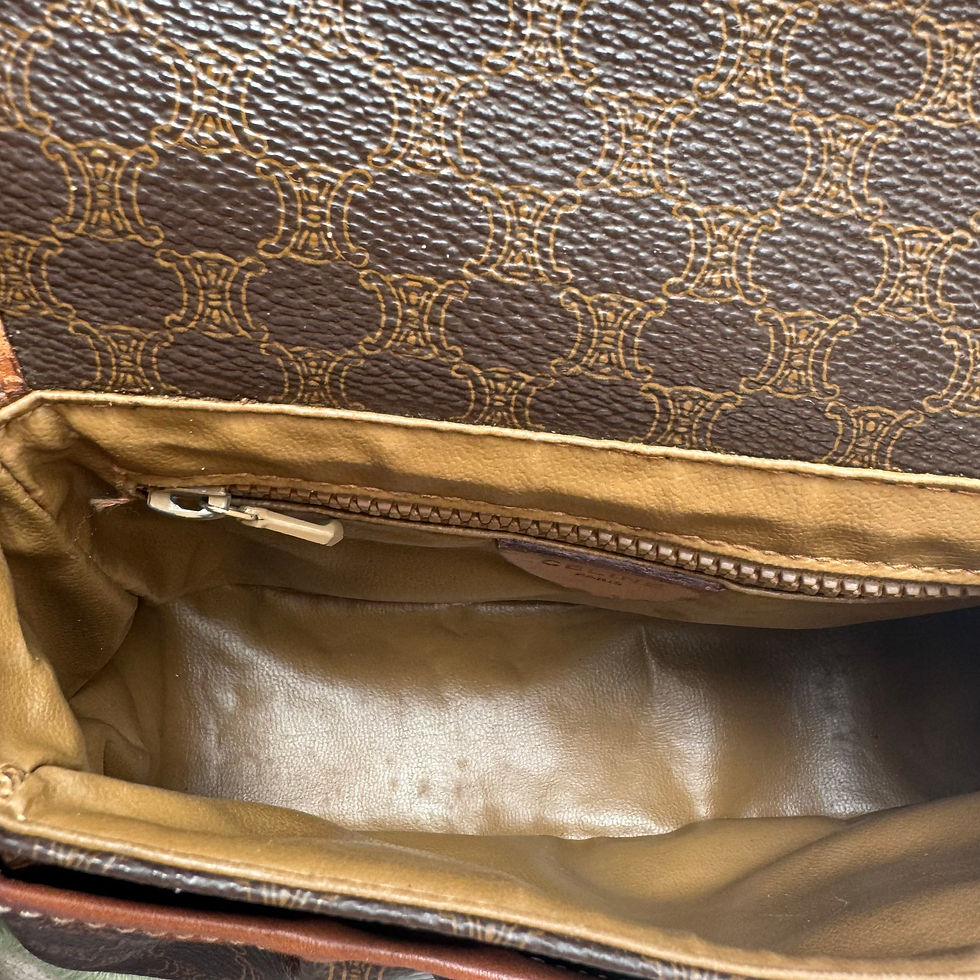 Miniatyrbilde: CELINE MACADAM SHOULDER BAG