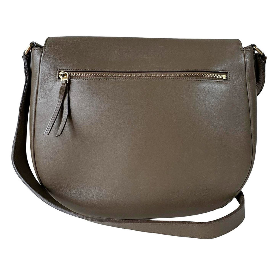 Miniatyrbilde: CELINE BEIGE LEATHER BAG GHW