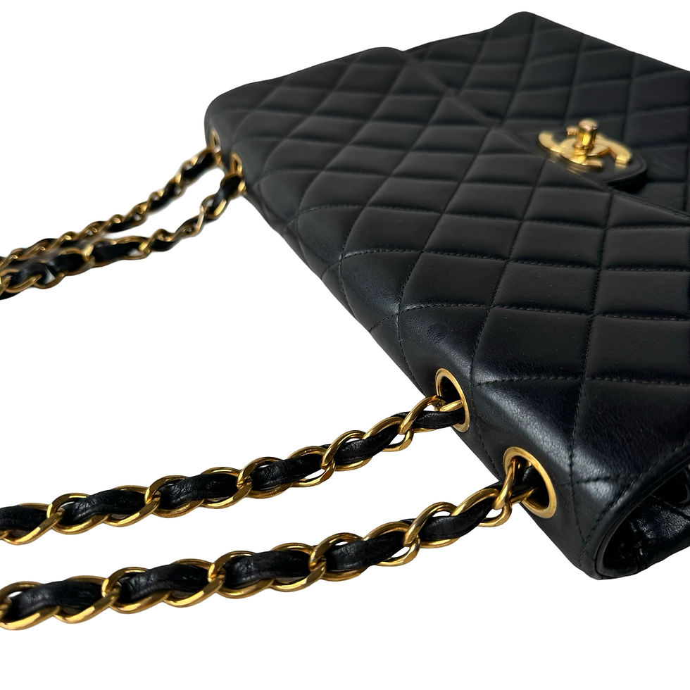 Miniatyrbilde: CHANEL CLASSIC JUMBO BLACK GHW