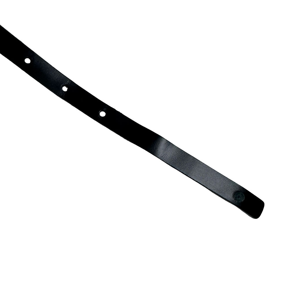 Miniatyrbilde: BVLGARI BLACK LEATHER BELT
