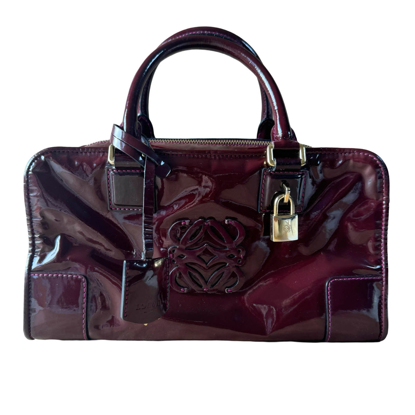 LOEWE AMAZONA 28 BURGUNDY