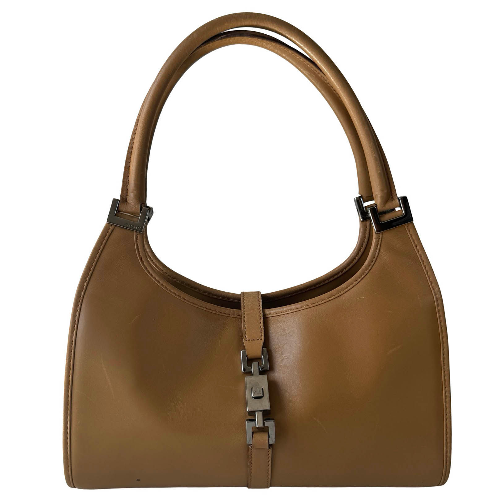 GUCCI JACKIE BARDOT CAMEL SHW