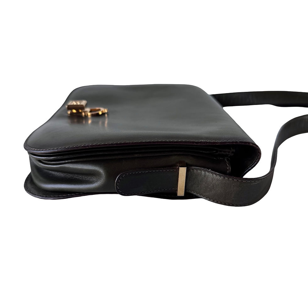 Miniatyrbilde: CELINE BOX BAG KHAKI GHW