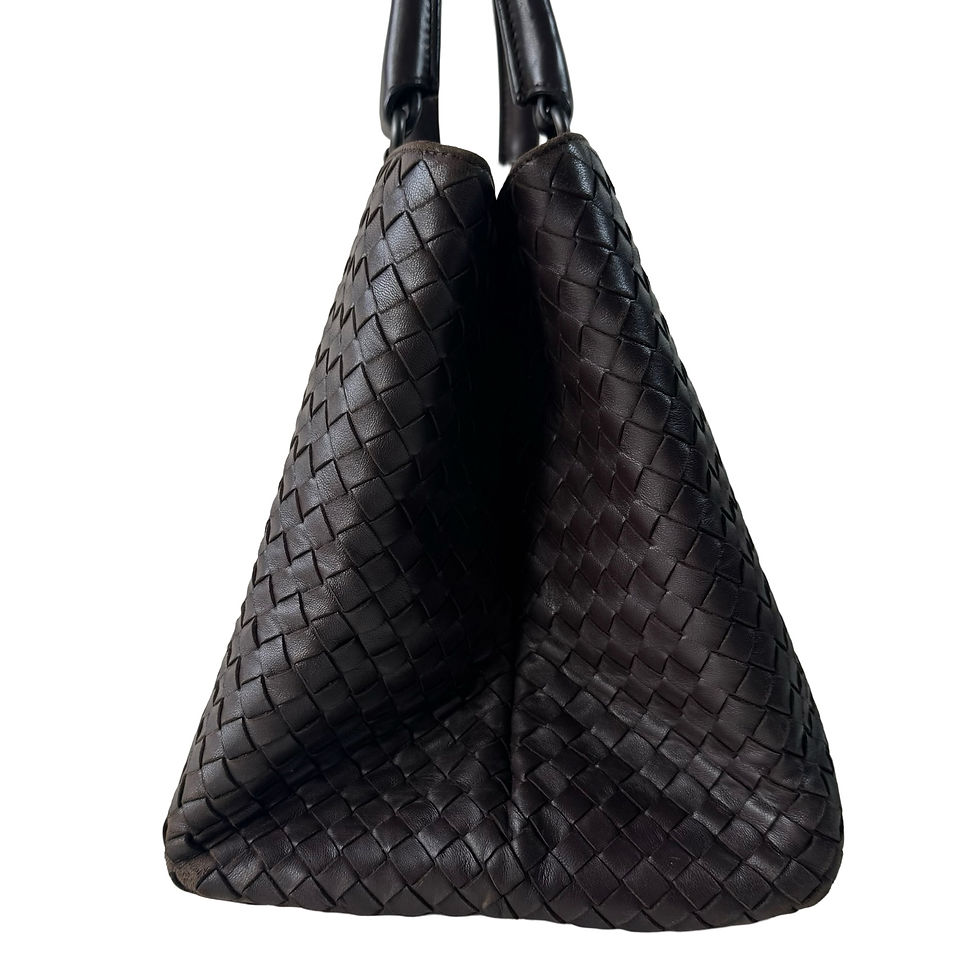 Miniatyrbilde: BOTTEGA VENETA INTRECCIATO HOBO BAG BROWN