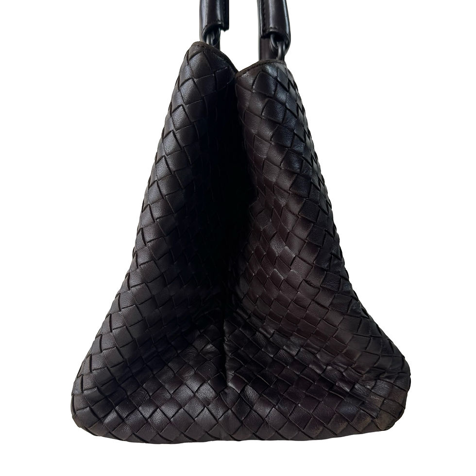 Miniatyrbilde: BOTTEGA VENETA INTRECCIATO HOBO BAG BROWN