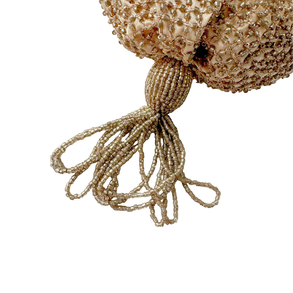 Miniatyrbilde: PRADA GOLD BEAD COCKTAIL BAG